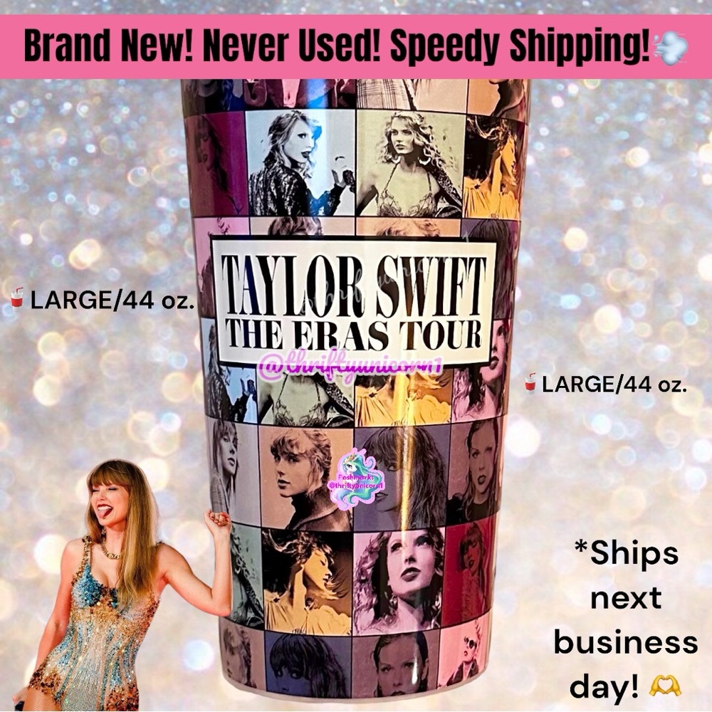 Taylor Swift The Eras Tour Movie AMC Collectible NWT Large 44 oz. cup